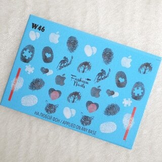 Nail Wraps Weisse Tresse W46