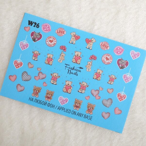 Fashion Nails Nail Wraps Weisse Tresse W26