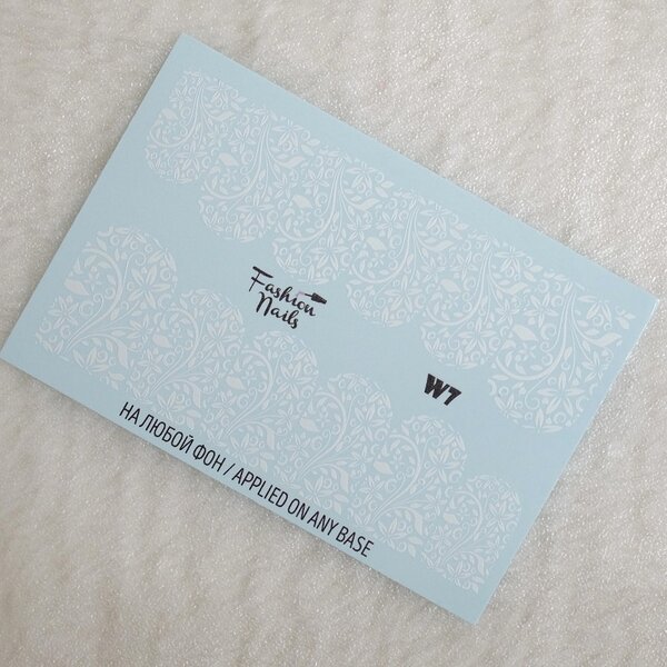 Fashion Nails Nail Wraps Weisse Tresse W7