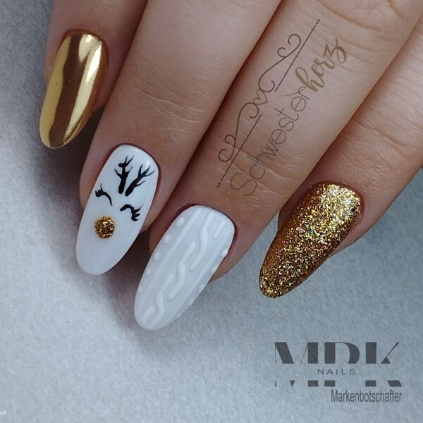 MPK Nails® Deluxe Glittergel 275 Gold