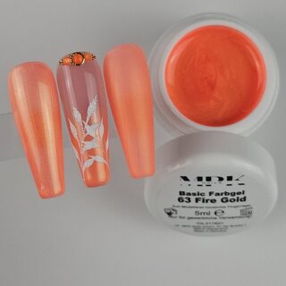 Basic Farbgel 63 Fire Gold