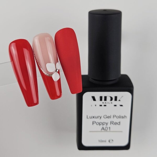 MPK Nails® Luxury UV Nagellack A01 Poppy Red