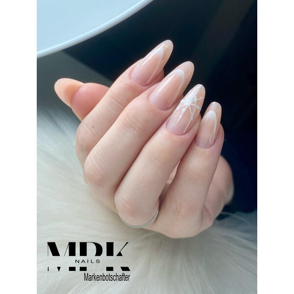 MPK Nails® Ombre Smileline Sticker weiß