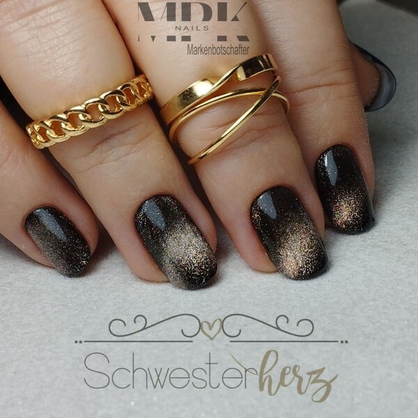 MPK Nails® Cat Eye UV Nagellack Golden Mocha