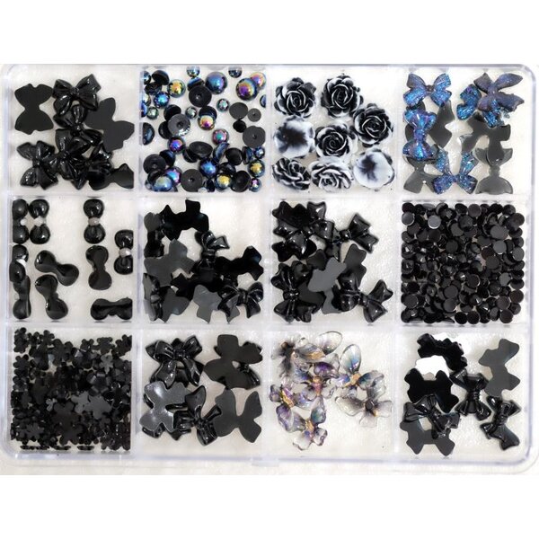 MPK Nails® Nailart Overlays - Set in schwarz