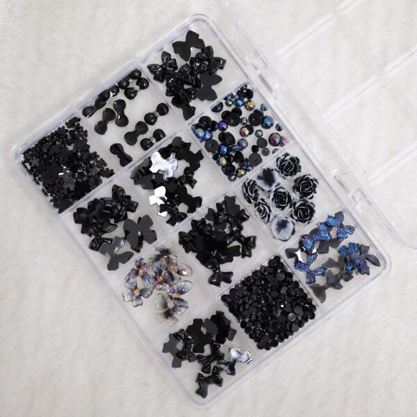 MPK Nails® Nailart Overlays - Set in schwarz