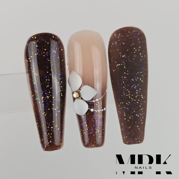 MPK Nails® Farb-Acryl 38 Brown Glitter