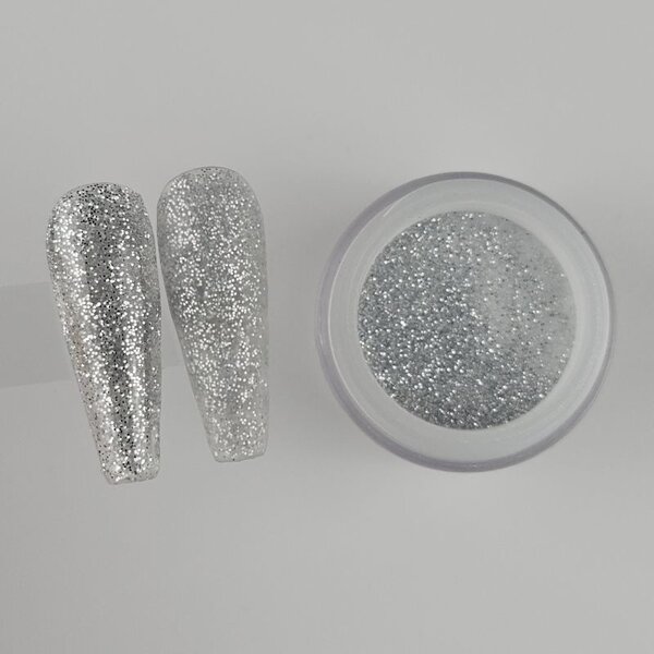 MPK Nails® Farb-Acryl 42 - Silver Shimmer