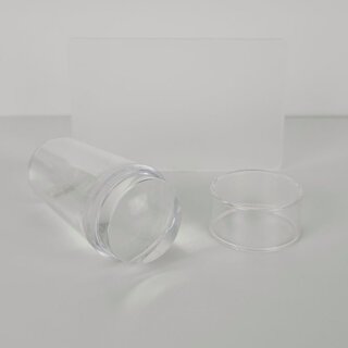 Silikon Stempel + Scraper, groß