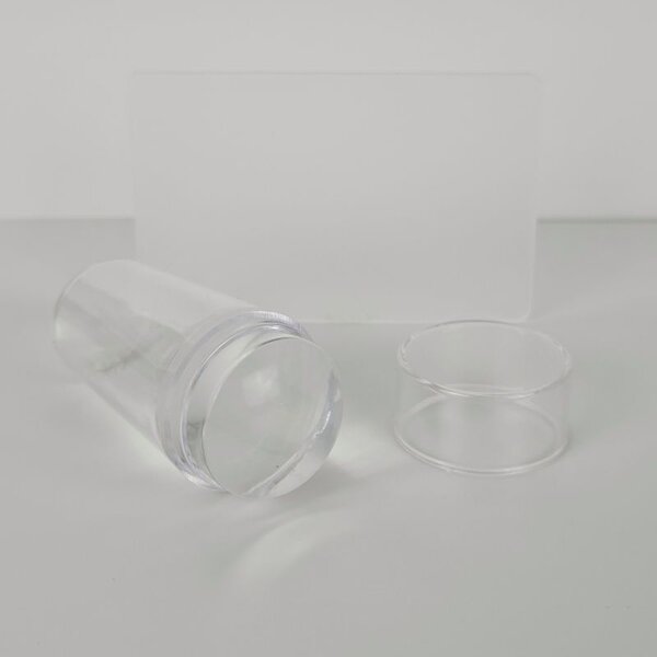 MPK Nails® Silikon Stempel + Scraper, groß