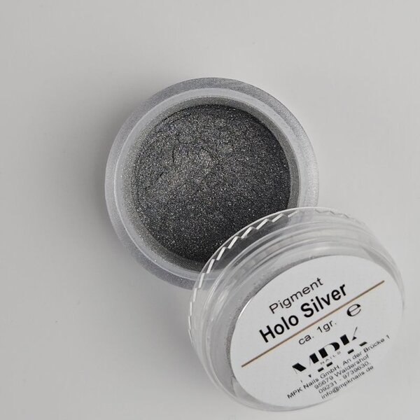 MPK Nails® Holographic Pigment Silver