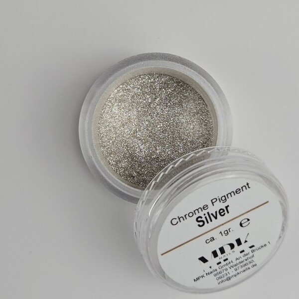 MPK Nails® Chrome Pigment silver