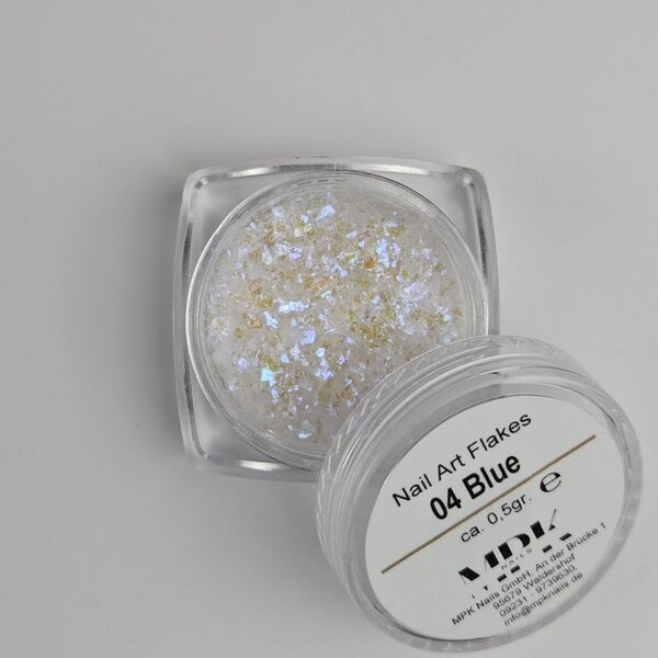 MPK Nails® Nail Art Flakes mit Farbwechsel 04) Blue