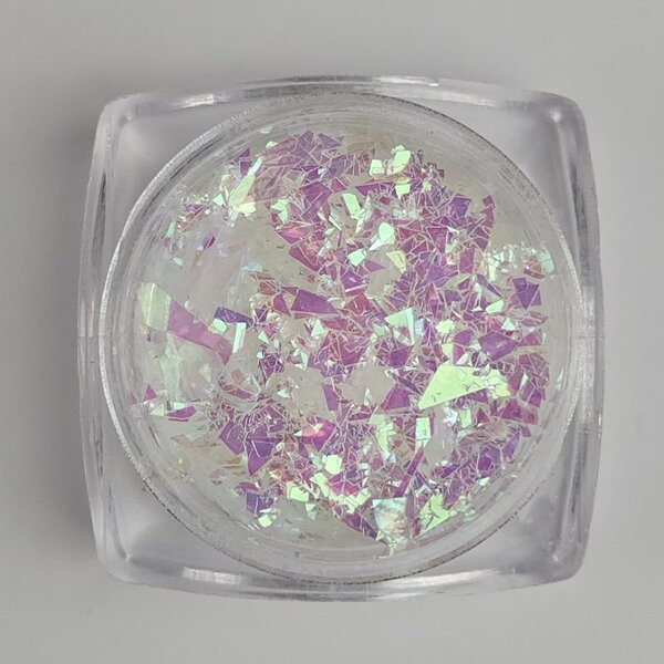 MPK Nails® Nail Art Flakes mit Farbwechsel 03) Pink