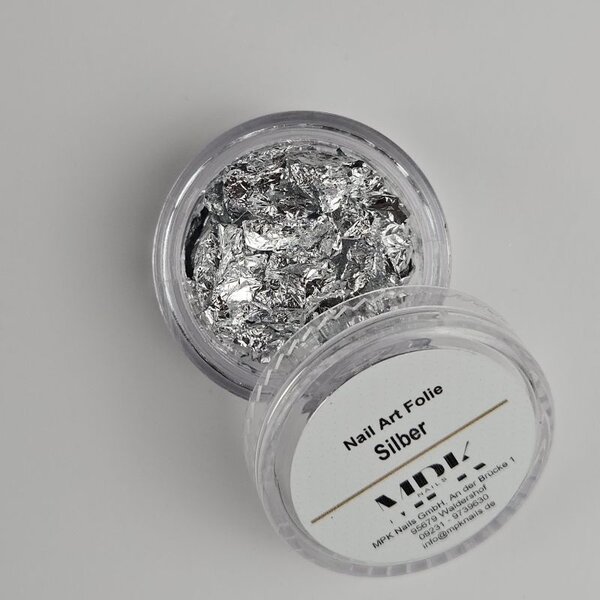 MPK Nails® Nail Art Folie  silber