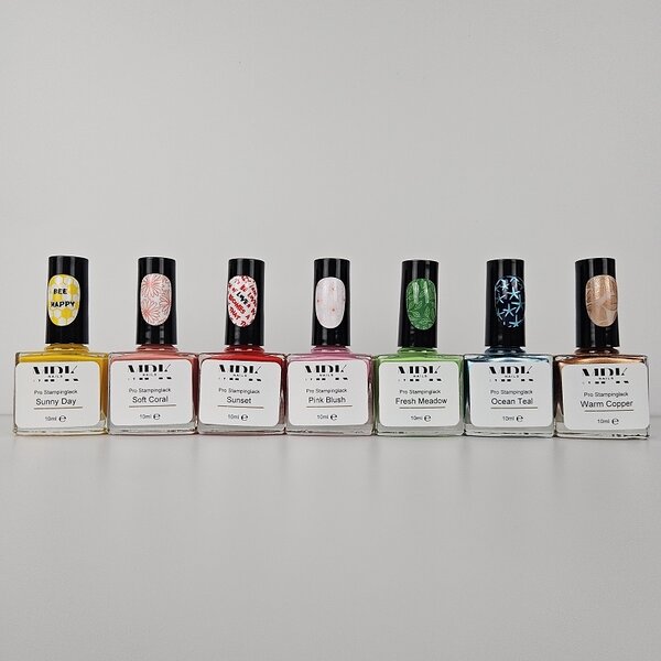 MPK Nails® 7x PRO Stamping Lack 10ml im Set - Neue Farben