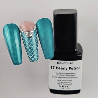 UV Nagellack 17 Pearly Petrol