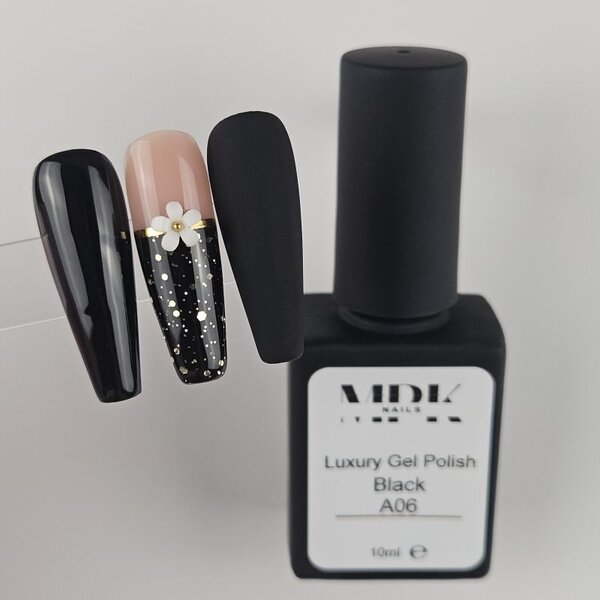 MPK Nails® Luxury Gel Polish A06 Black