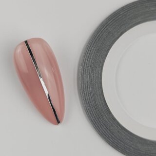 Nailart Zierstreifen  silber