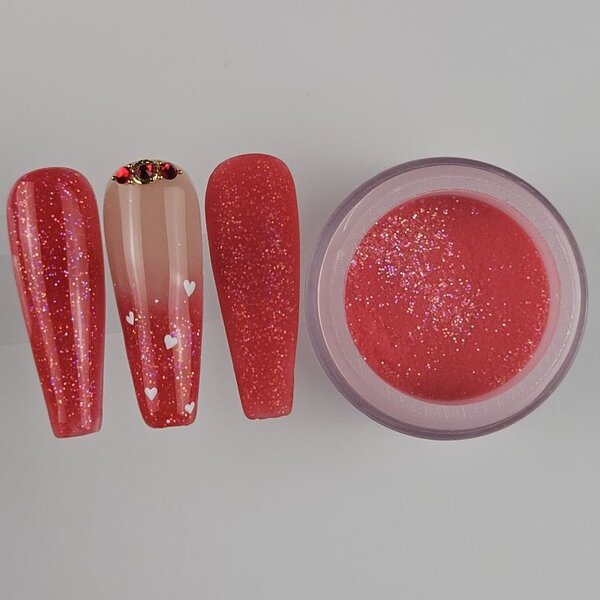 MPK Nails® Farb-Acryl 07 - Fuchsia-Glitter