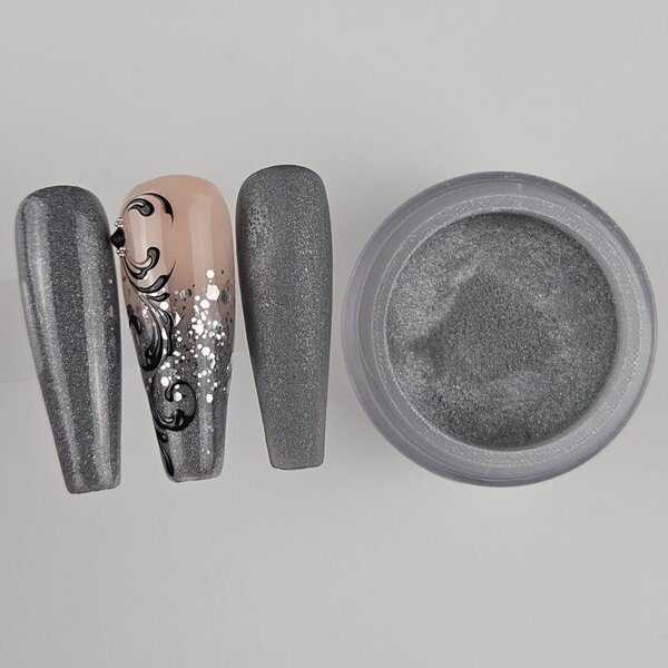 MPK Nails® Farb-Acryl 15 - Silver metallic