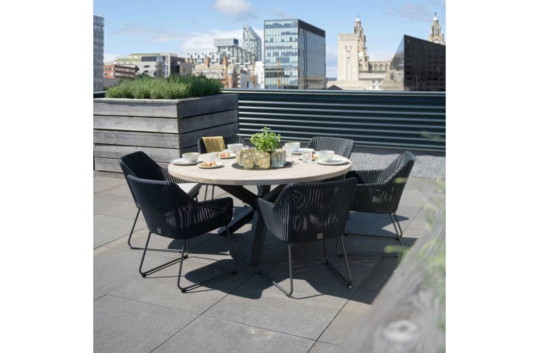 Avila diningset anthracite