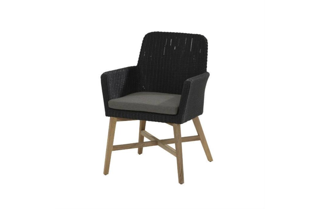 Lisboa dining chair with teak or aluminium legs