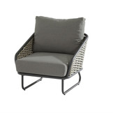 loungeset Bo met Rope in antraciet