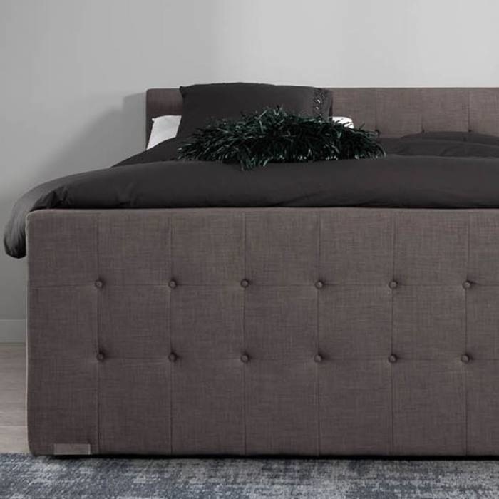 4860 Boxspringbett Anthrazit