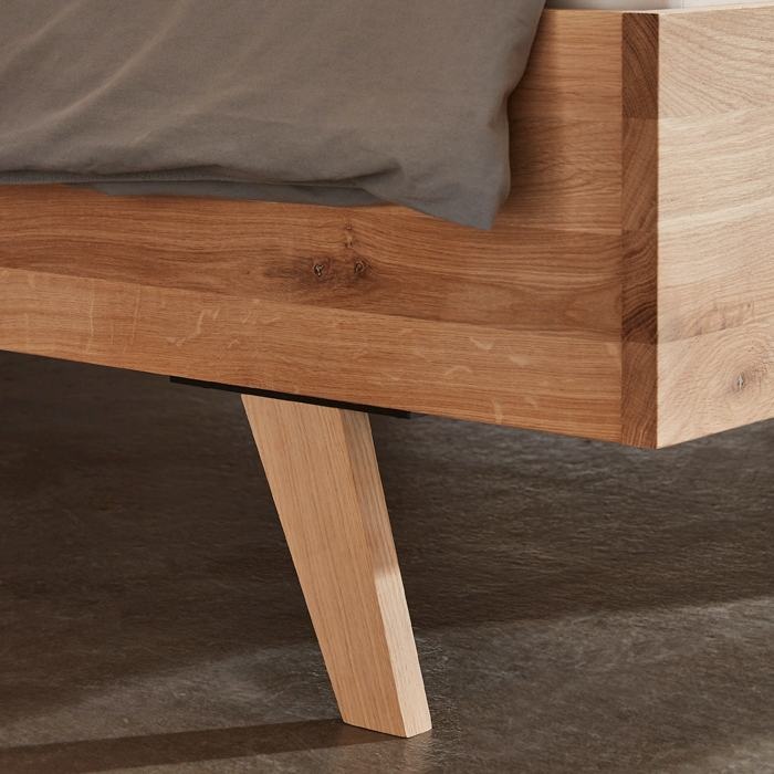Lotus Bett massivholz