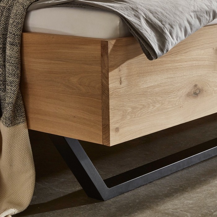 Rough massief houten bed