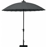 Parasol Shanghai charcoal 250 cm