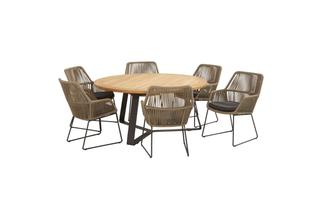 Basso ronde tuintafel teak