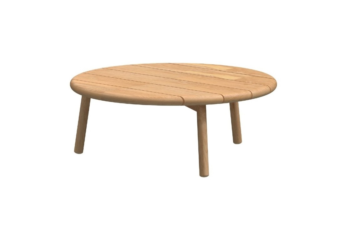 Ceylon coffee table teak round