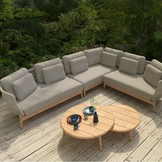 Ceylon coffee table teak round