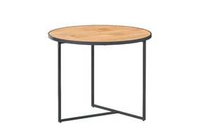 Strada side table teak round 55 cm