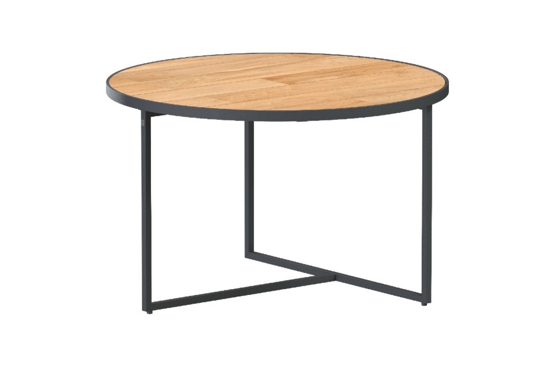 Strada Kaffeetisch Teakholz Ø 73 cm