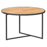 Strada Kaffeetisch Teakholz Ø 73 cm