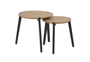 Gabor set of 2 coffee tables anthracite