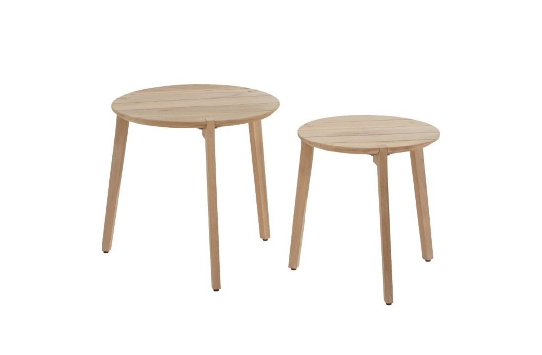 Gabor set of 2 coffee tables teak