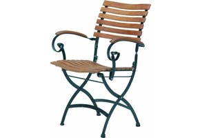 Klapstoel Bellini zwart