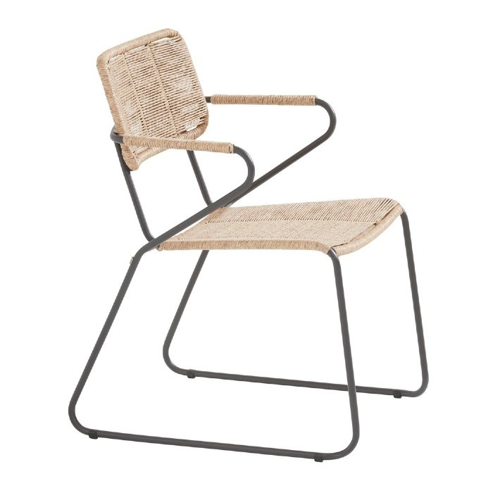 Taste 4SO Swing stacking chair naturel rope