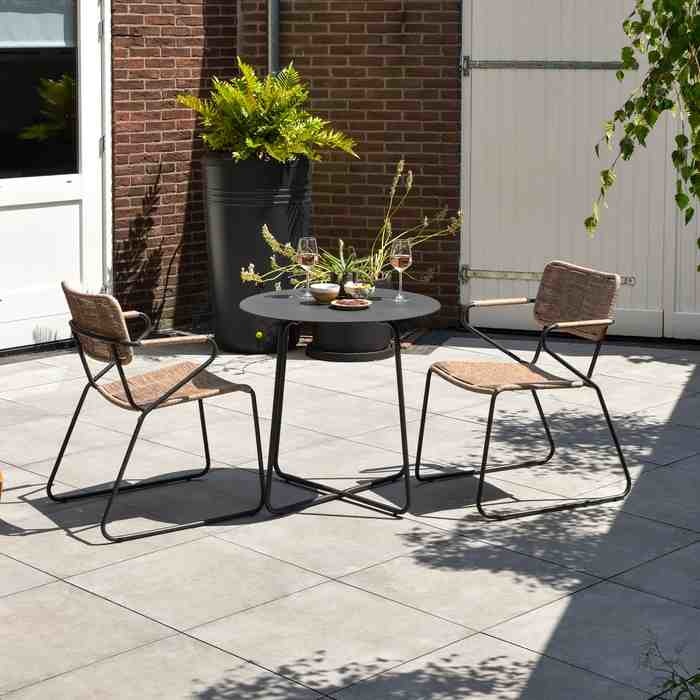 Taste 4SO Swing stacking chair naturel rope