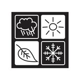 Kioto lounge set including coffee table