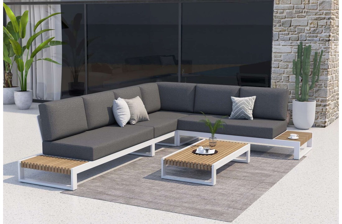 Kioto lounge set including coffee table