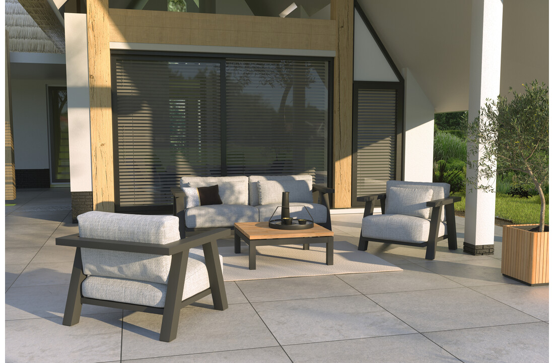 Iconic Lounge Living mit Couchtisch
