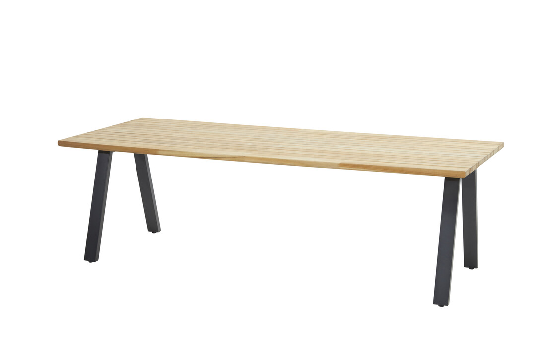 Aprilla Dining-Stuhl + Ambassador Teakholztisch