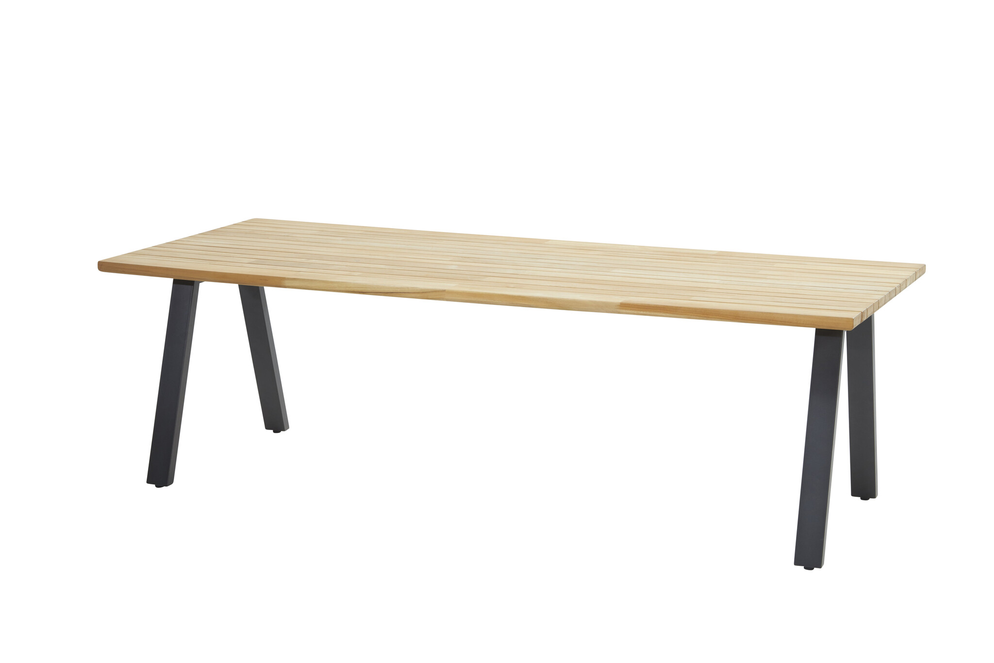Aprilla Dining-Stuhl + Ambassador Teakholztisch