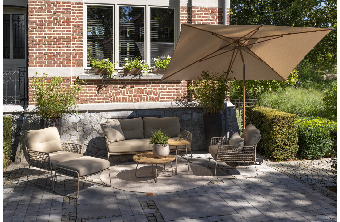 Parasol Azzurro taupe 300 cm