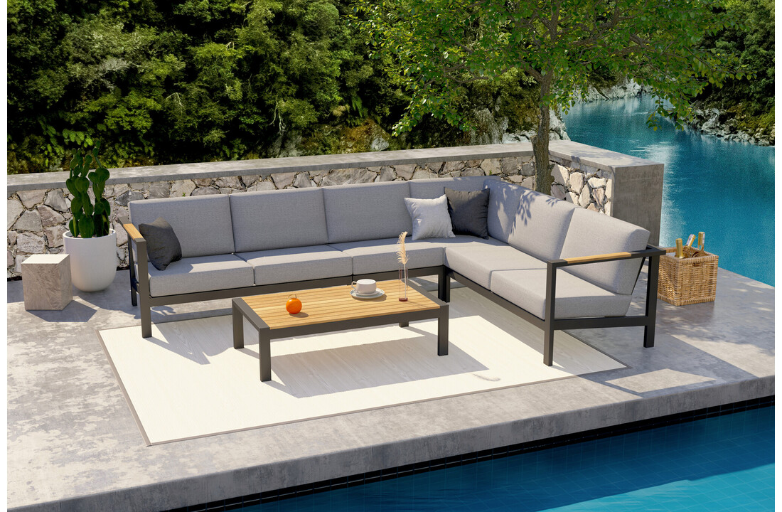 Ginger lounge hoekzit exclusief koffietafel